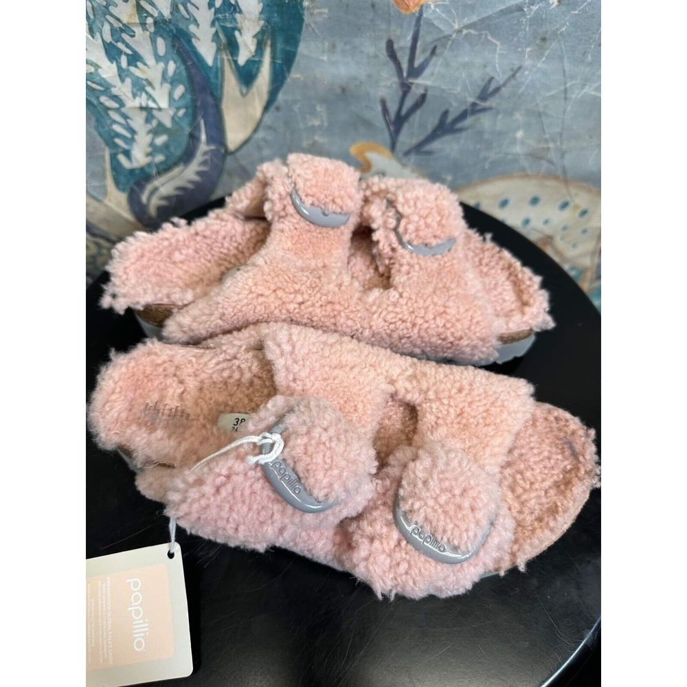 Free People Arizona Teddy Shearling Birkenstock Sandals - Picture 6 of 7